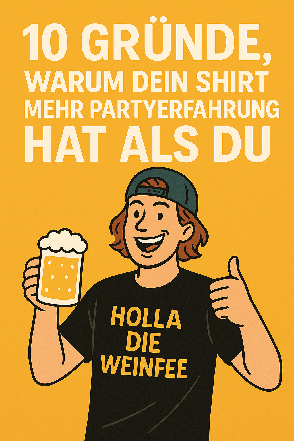 10 Gründe, warum dein Shirt mehr Partyerfahrung hat als du