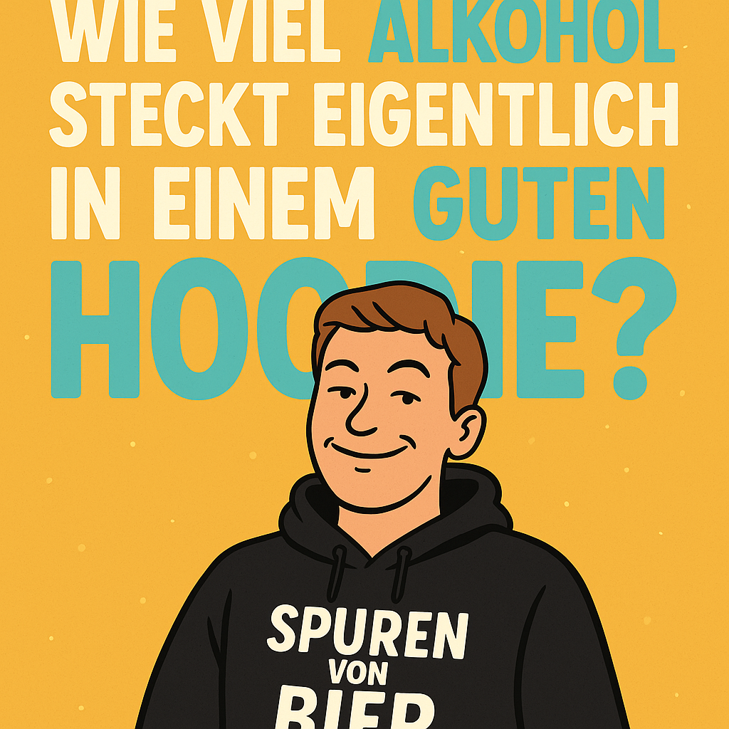 Wie viel Alkohol steckt eigentlich in einem guten Hoodie?