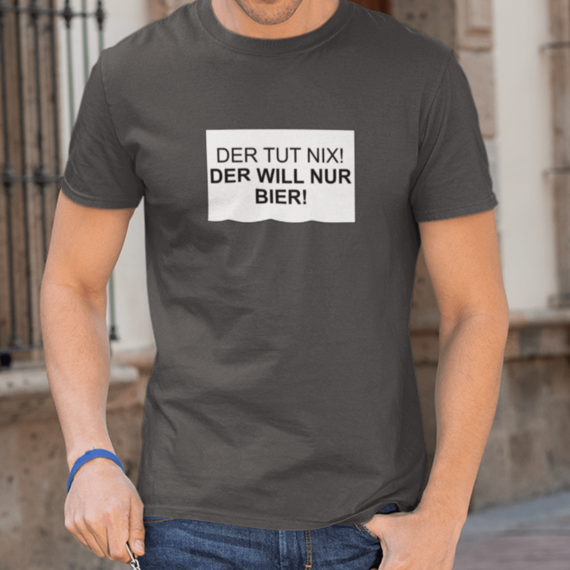 DER TUT NIX! BIER - Herren Organic Shirt - DizzyDrafts.com