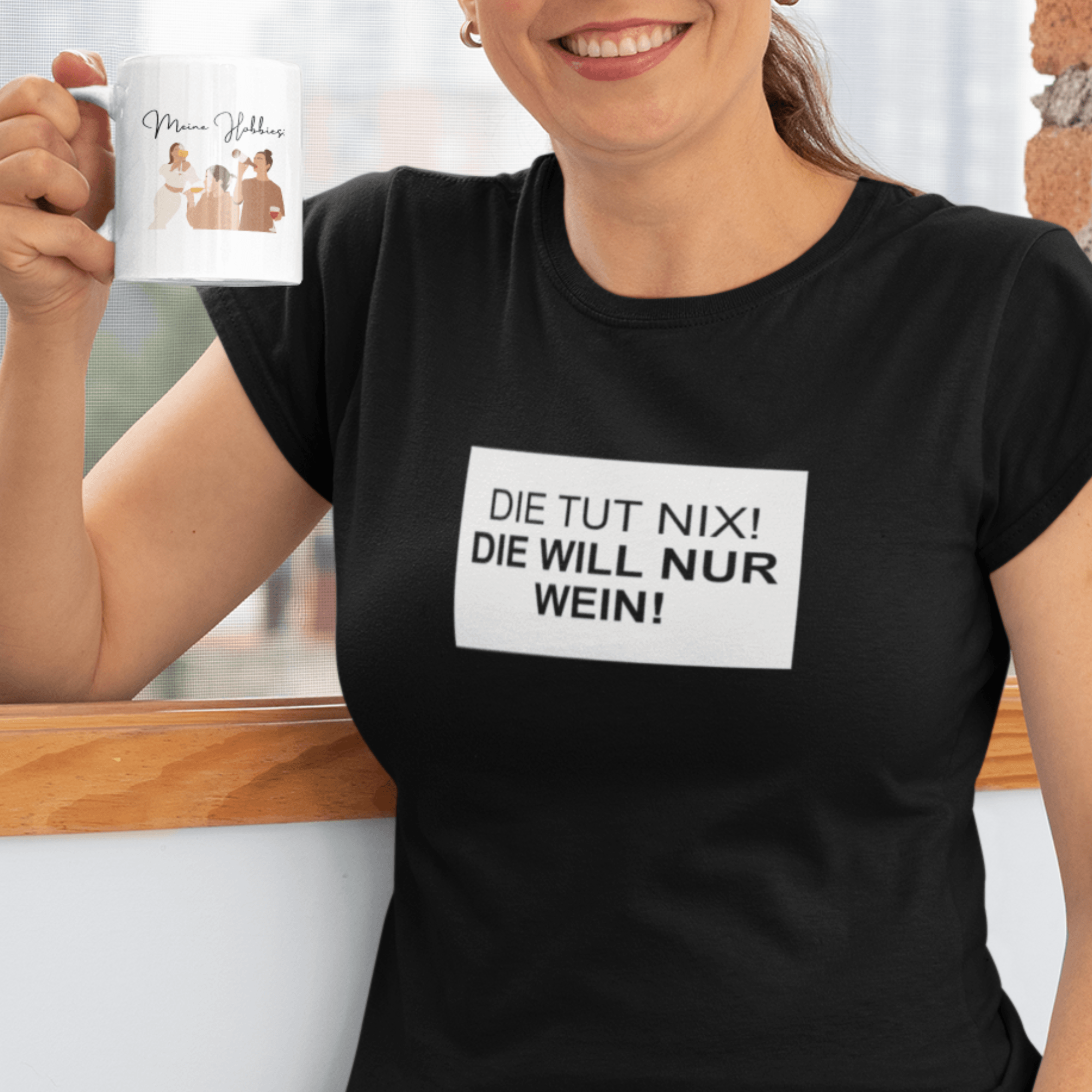 DIE TUT NIX! WEIN - Damen Organic Shirt - DizzyDrafts.com