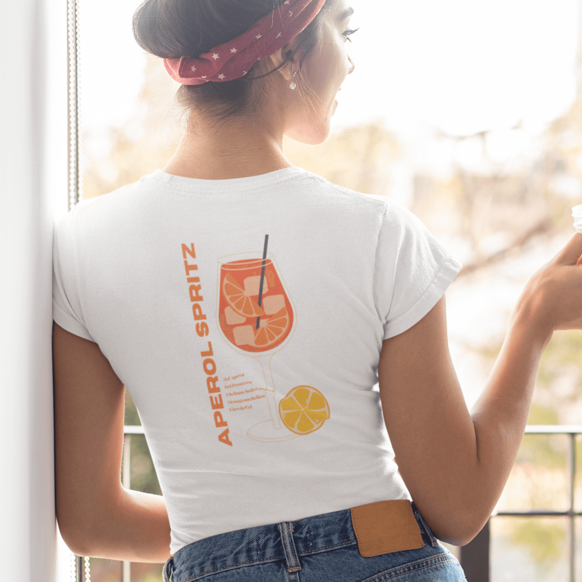 APEROL SPRITZ - Damen Organic Shirt - DizzyDrafts.com
