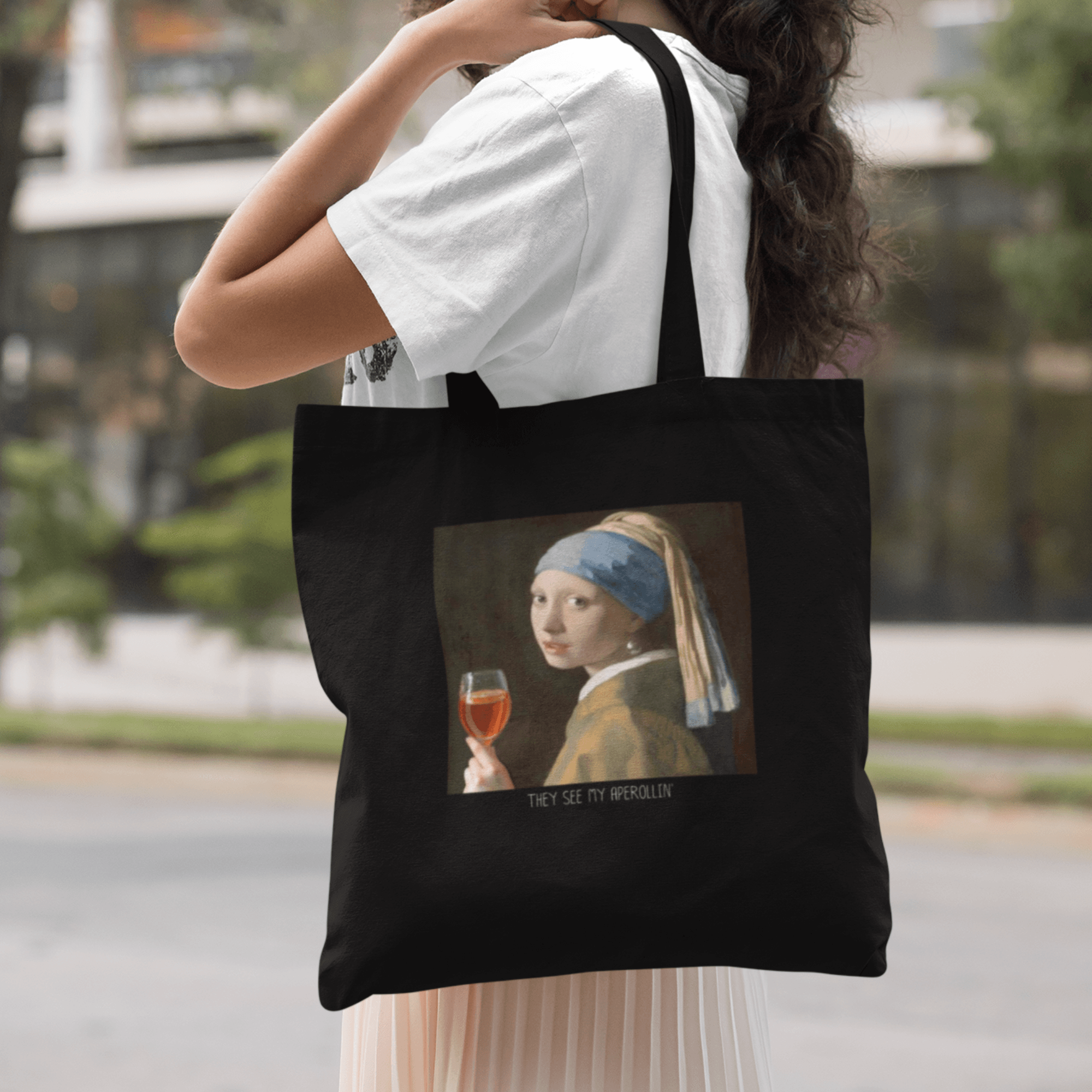 APEROL X KUNST - Organic Jutebeutel - DizzyDrafts.com