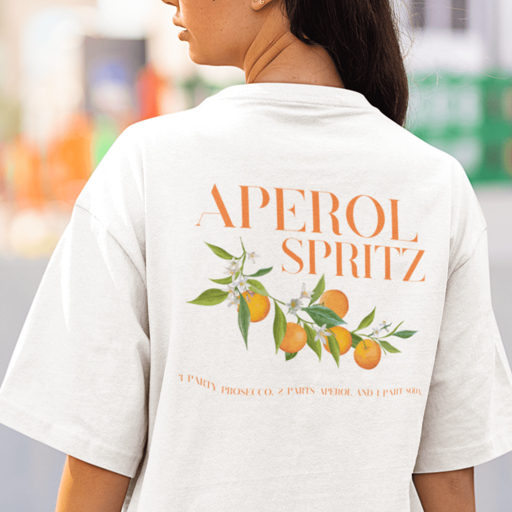 APEROL - Organic Relaxed Shirt Backprint - DizzyDrafts.com