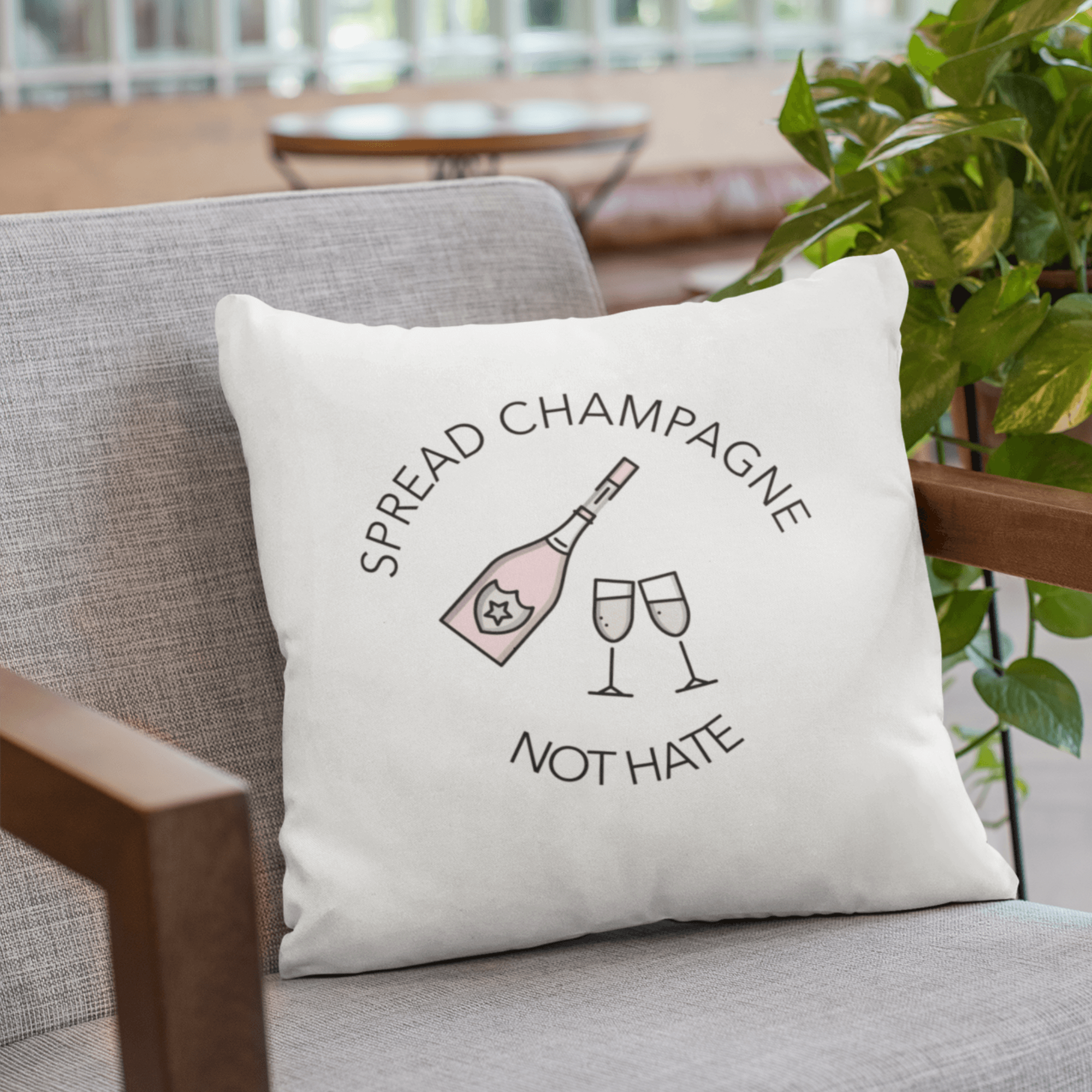 SPREAD CHAMPAGNE - Kopfkissen 40x40cm - DizzyDrafts.com