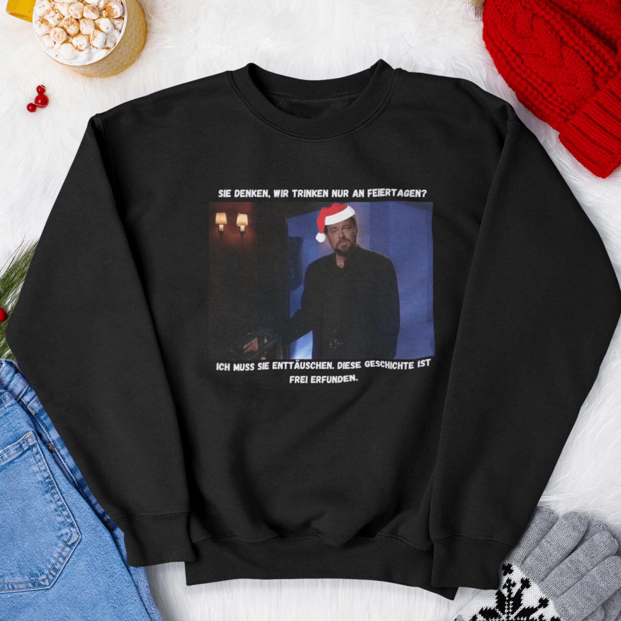 XMAS FEIERTAGE - Unisex Organic Sweatshirt - DizzyDrafts.com