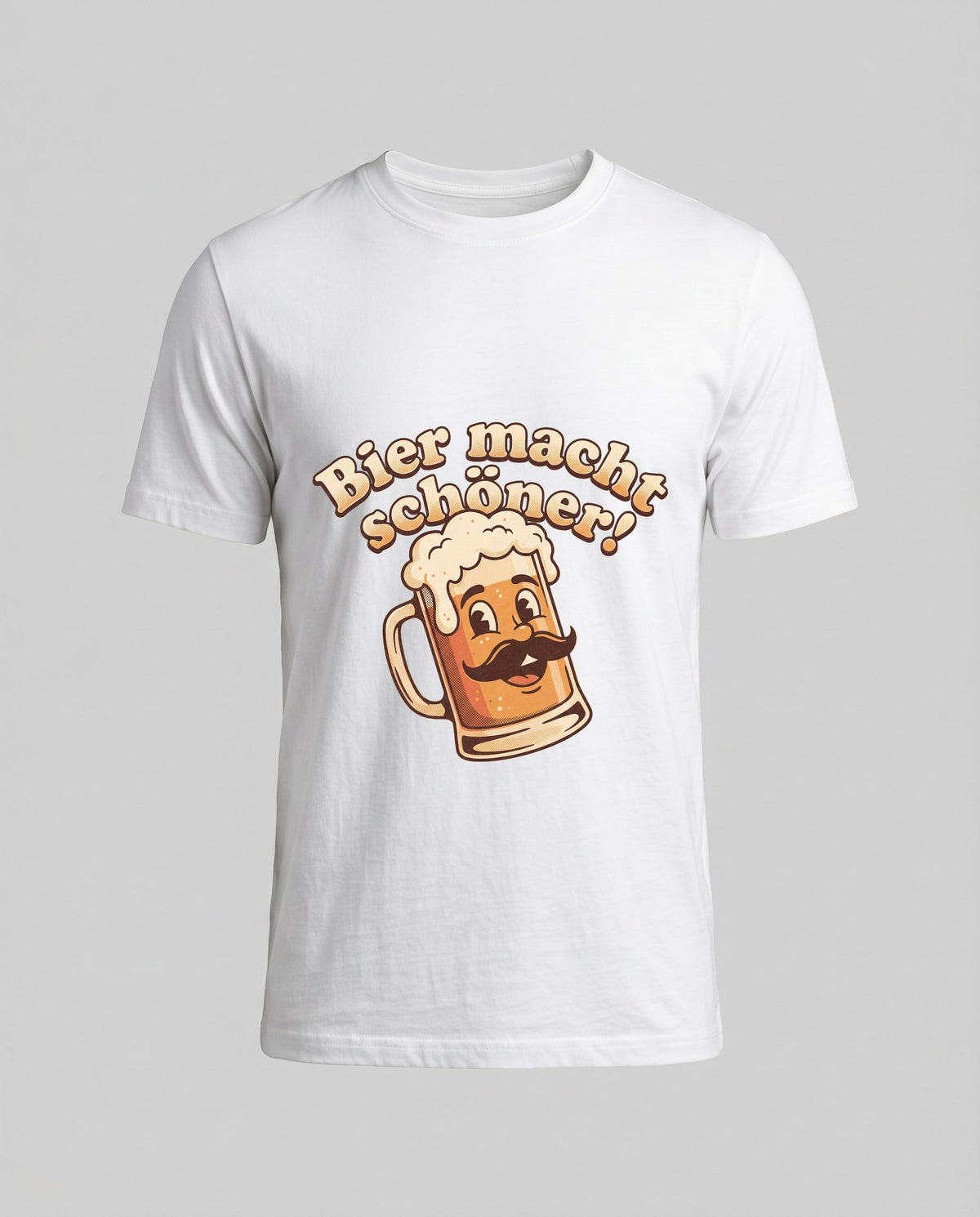 Bier macht schöner! – Premium T-Shirt Unisex