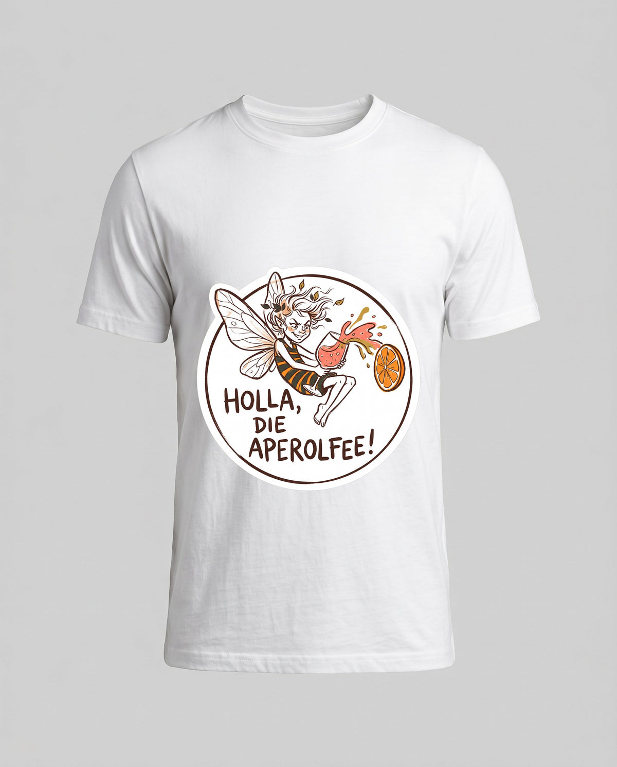 Holla, die Aperolfee! – Basic T-Shirt Unisex