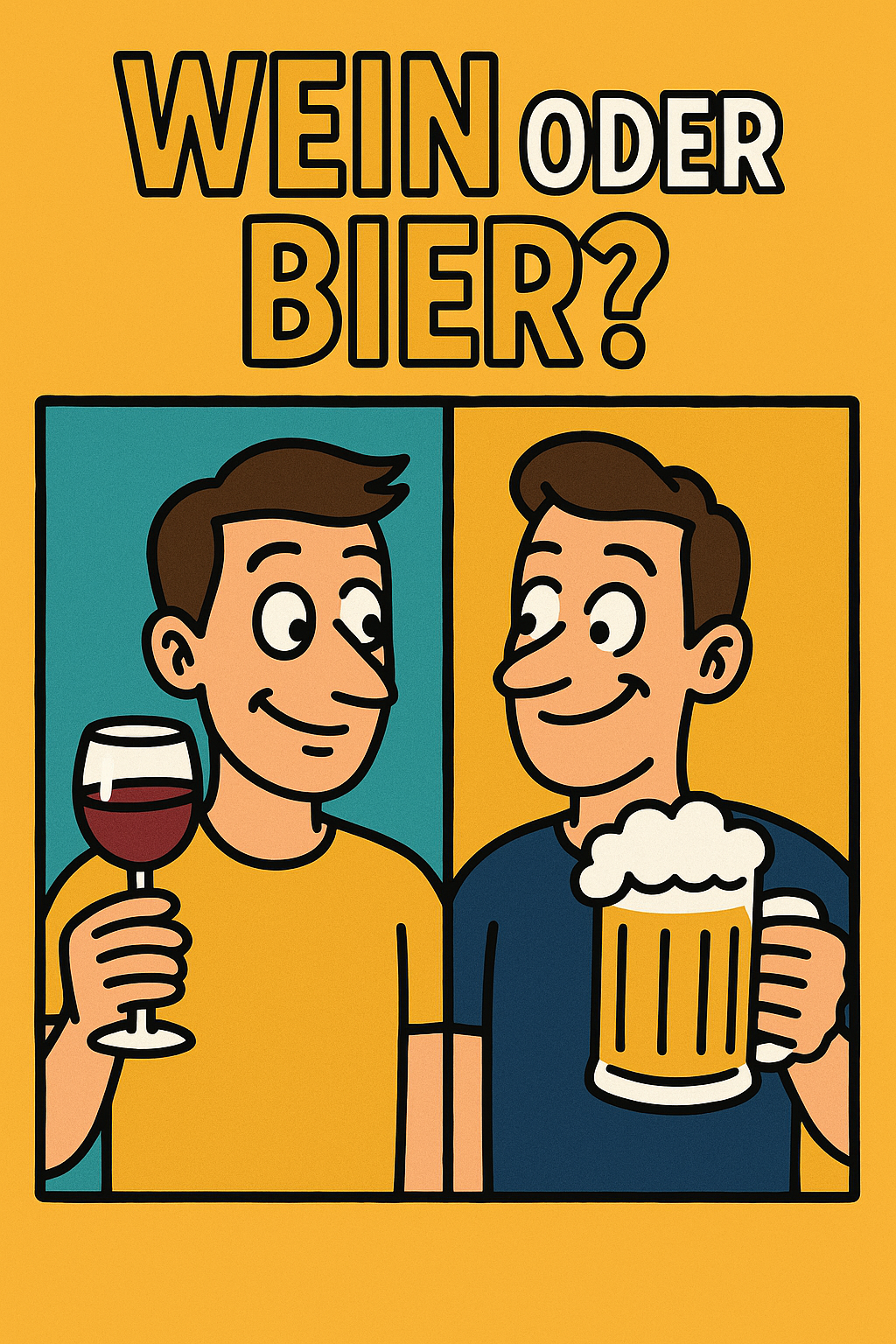 Wein oder Bier? PART II – Was Deutschland wirklich lieber trinkt (und was dein Shirt darüber verrät)