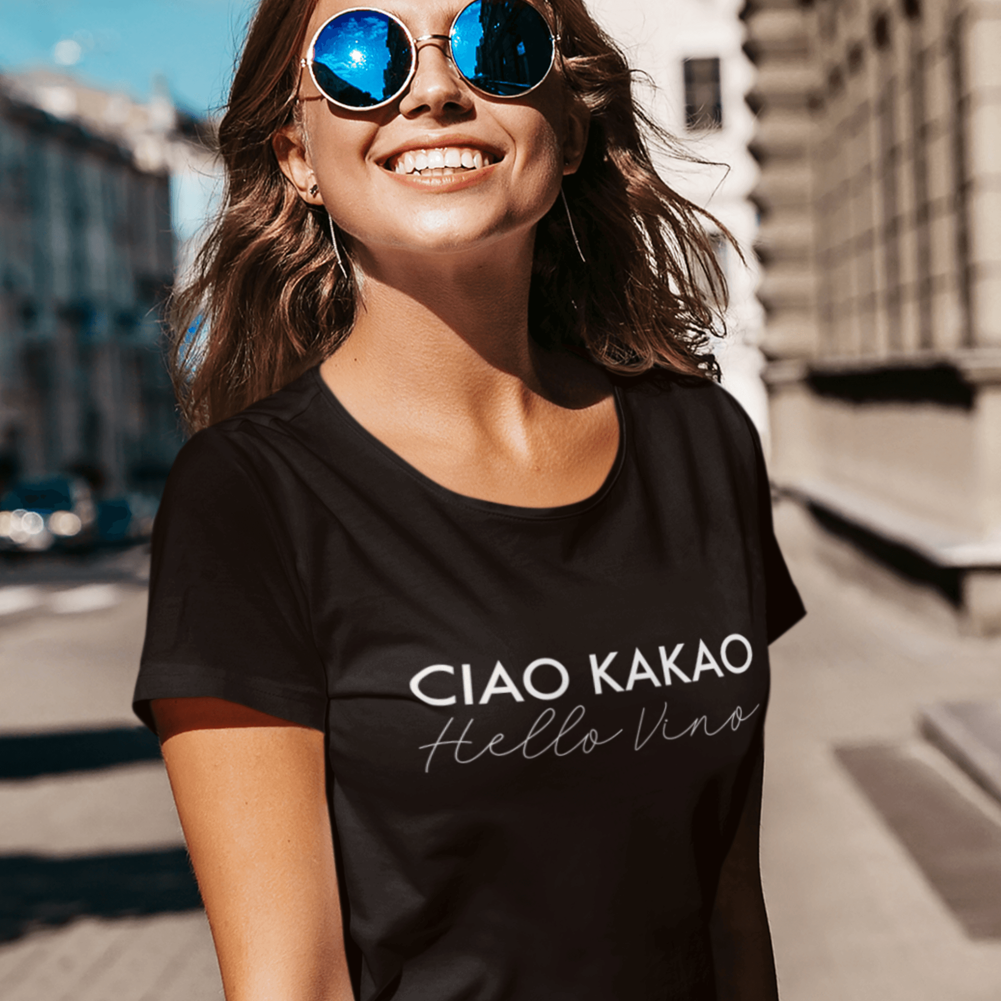 CIAO KAKAO - Damen Premiumshirt - DizzyDrafts.com