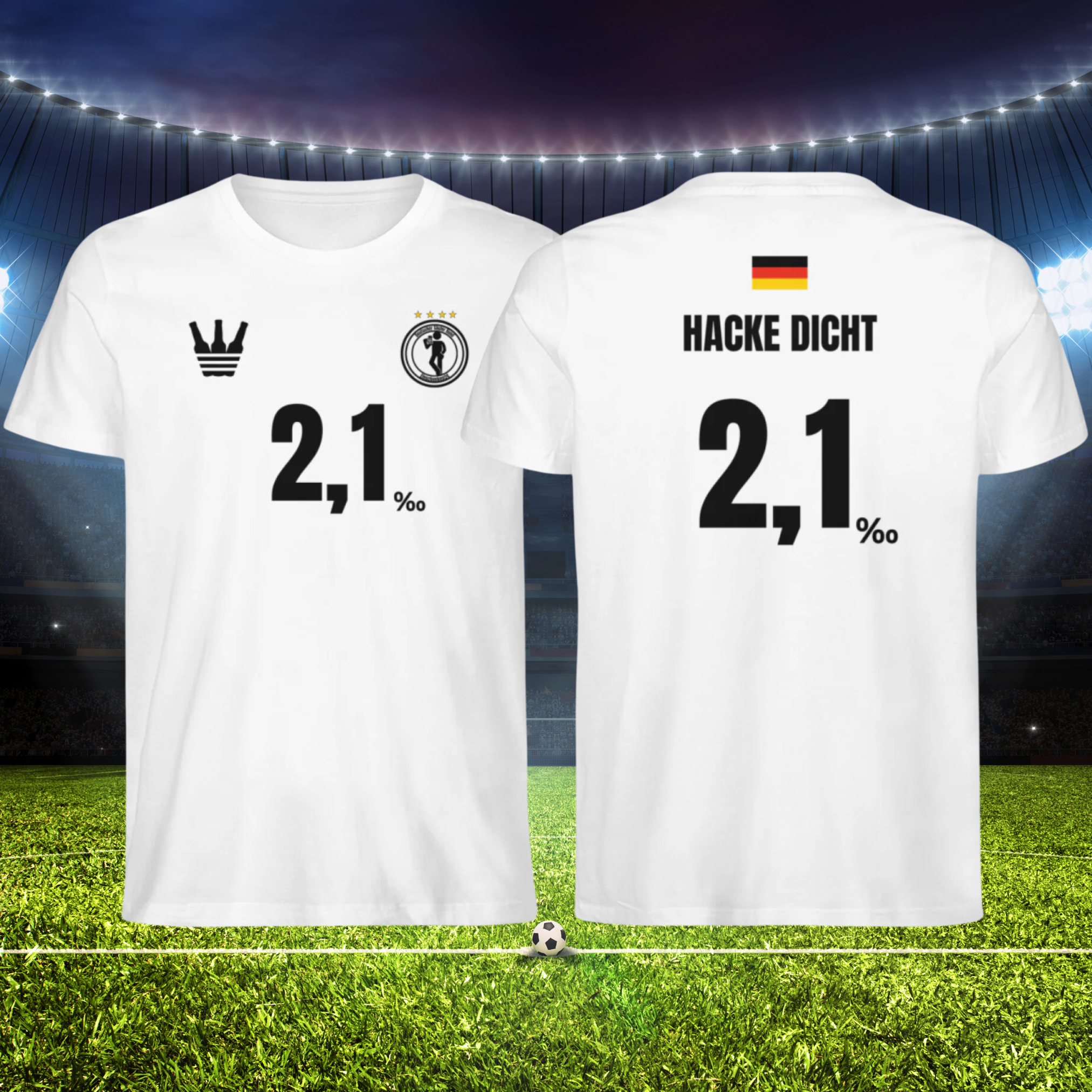 HACKE DICHT  - Herren Organic Shirt