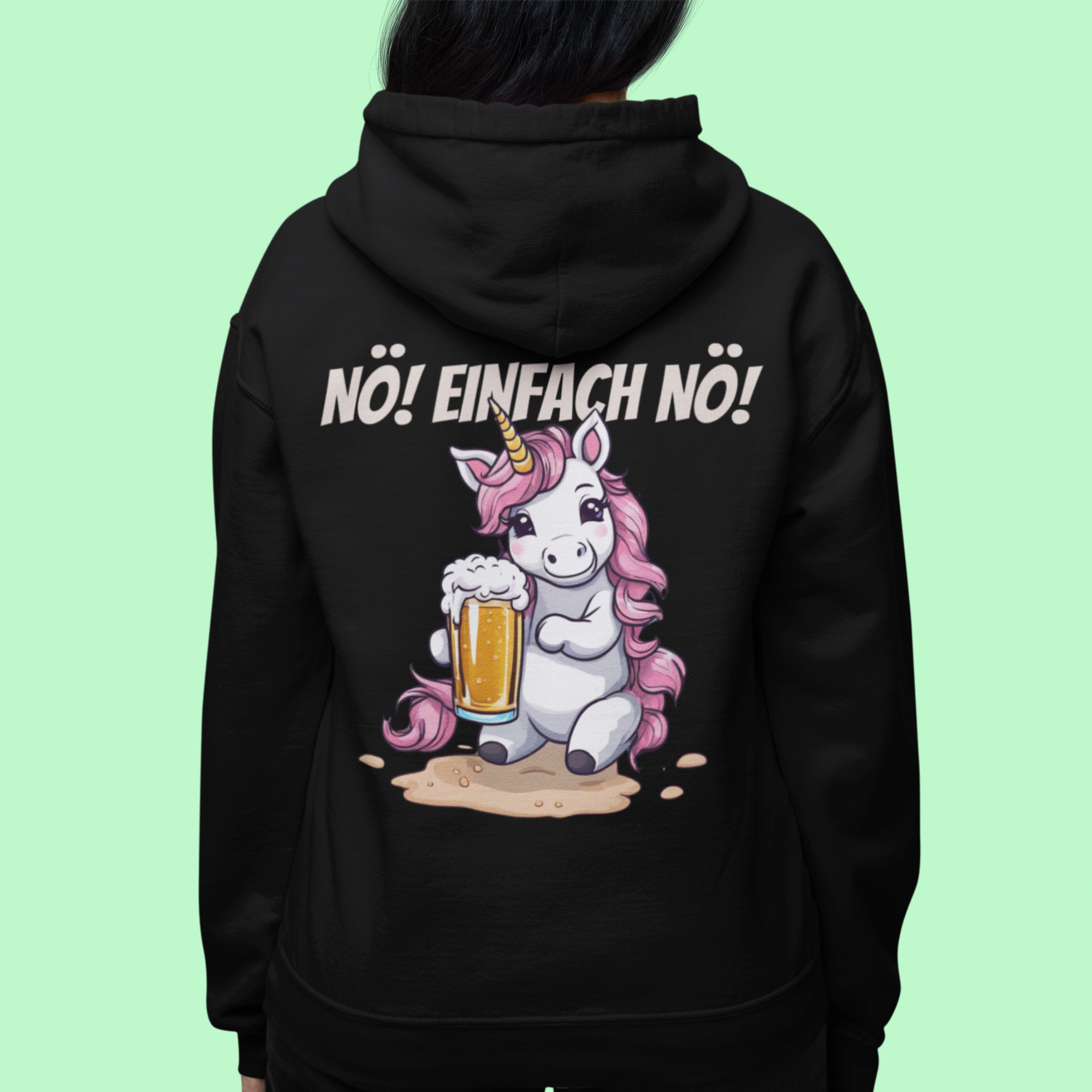 NÖ  Backprint - Unisex Kapuzenpullover Hoodie