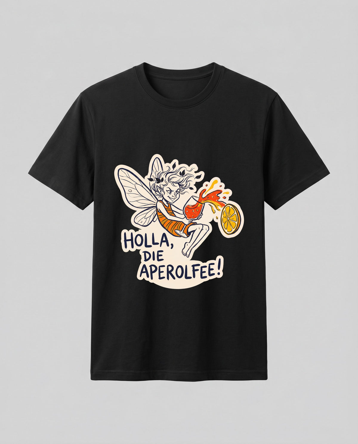 Holla, die Aperolfee! – Basic T-Shirt Unisex