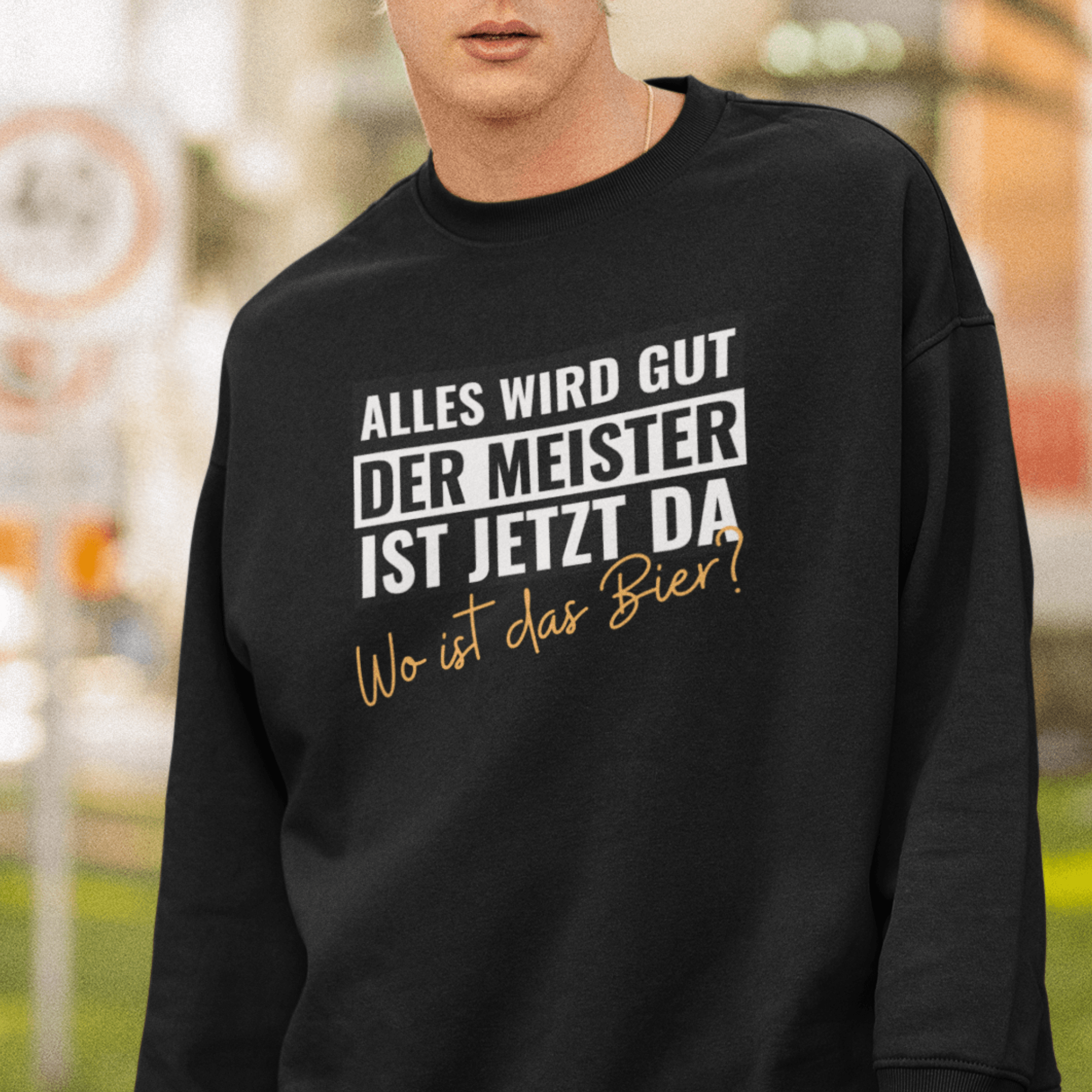 DER MEISTER - Relaxed Sweatshirt - DizzyDrafts.com