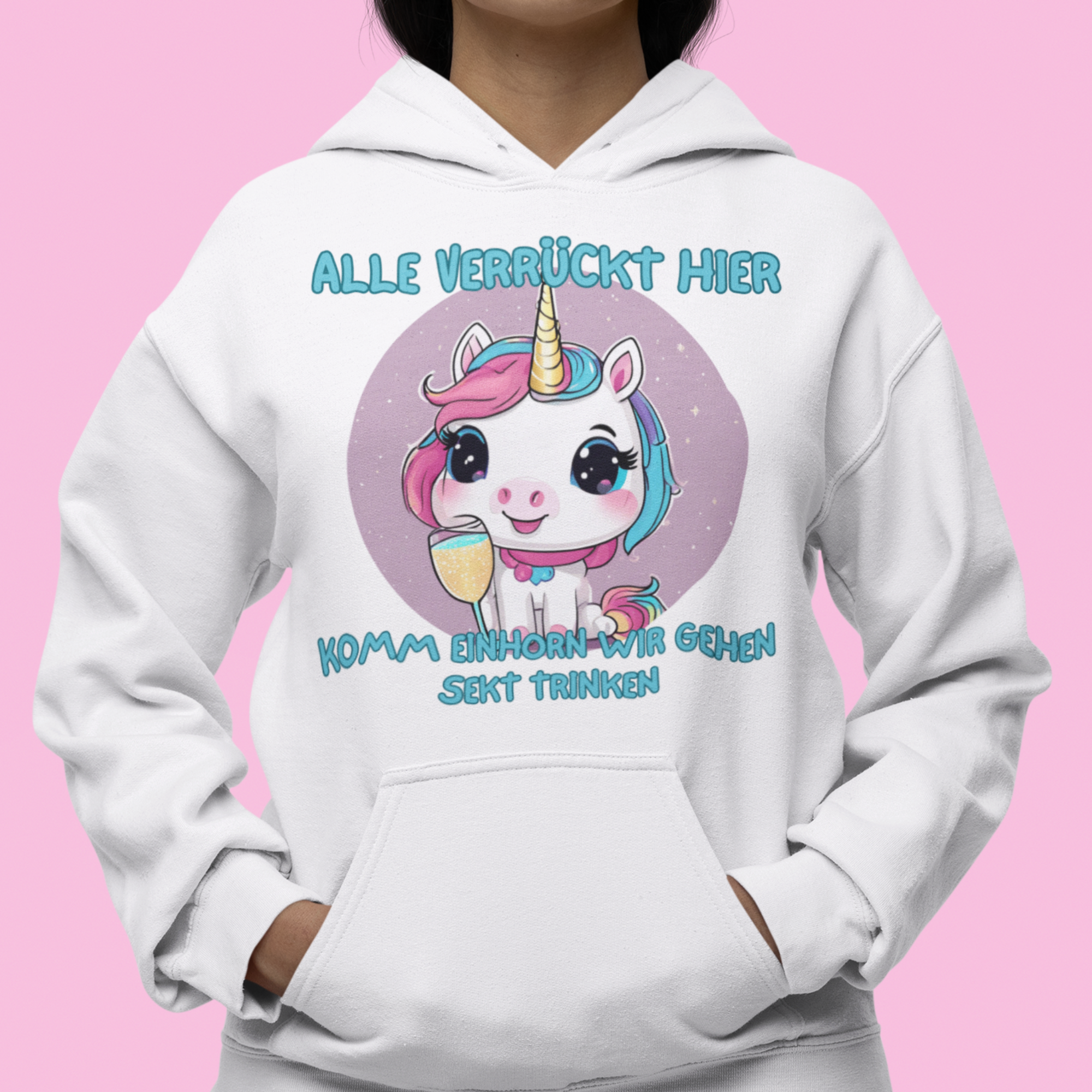 SEKT TRINKEN  - Unisex Kapuzenpullover Hoodie
