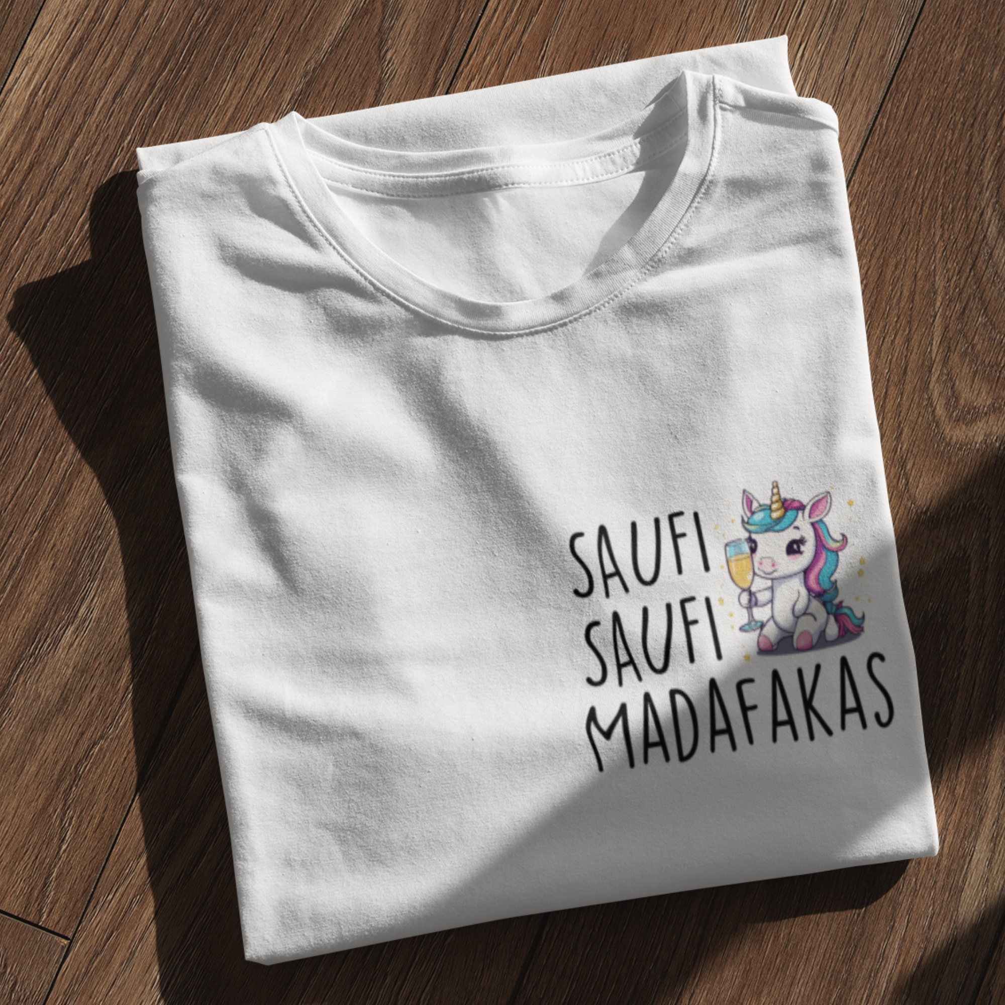 SAUFI EINHORN  - Damen Premiumshirt