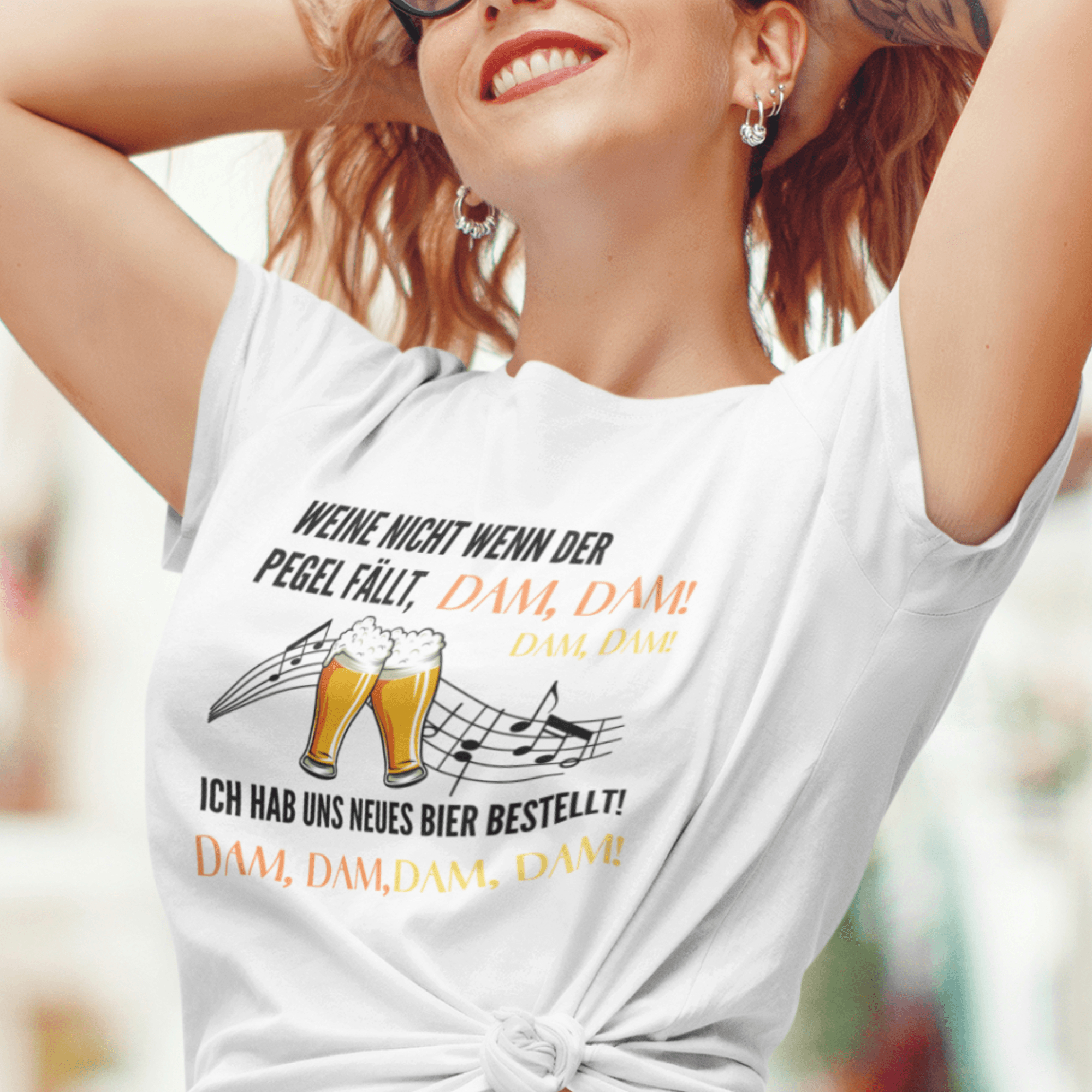 DAM DAM - Damen Organic Shirt - DizzyDrafts.com