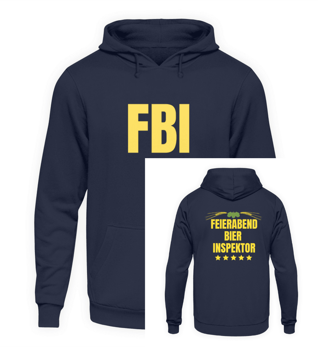 FBI - Unisex Kapuzenpullover Hoodie - DizzyDrafts.com