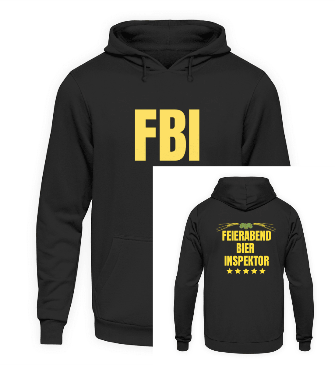FBI - Unisex Kapuzenpullover Hoodie - DizzyDrafts.com